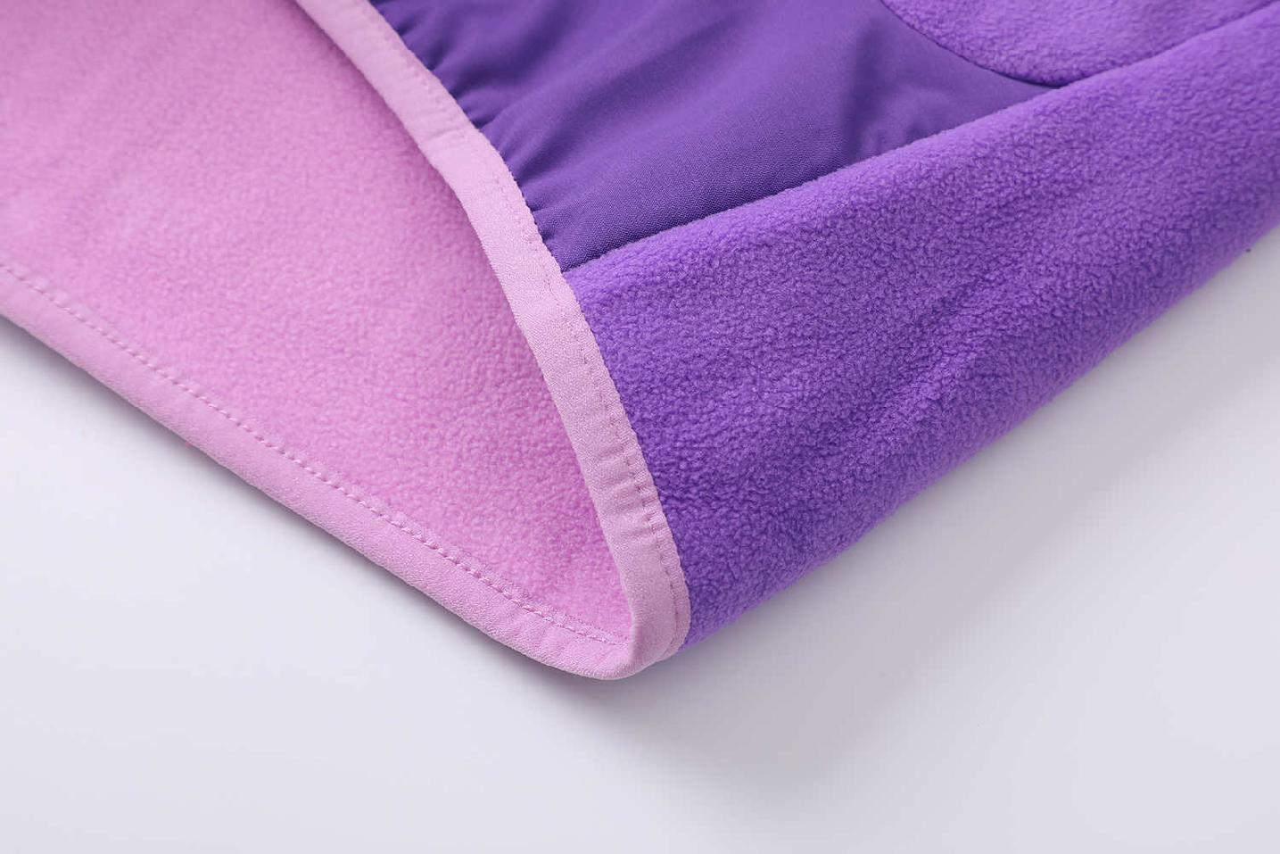 Dívčí flísová vesta Kugo FM7894 fialová